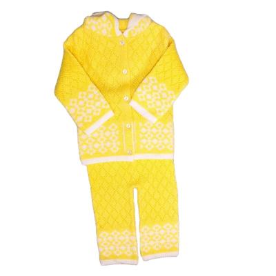 China Baby Sweater Costume 100% Acrylic Baby Hooded Sweater Anti-Shrink for sale