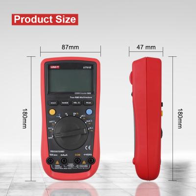 China UNIT UT61E Digital Multimeter PC Connect AC DC Voltage Meter Data Stand Mode 22000 Display Count LCD Screen High Reliability 65mm * 43 mm for sale