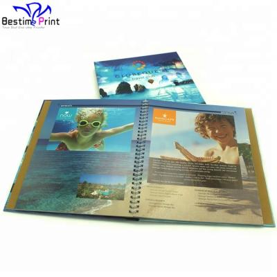 China paper & Wire-O Hidden Hardcover Spiral Binding Paperboard Printing In China for sale