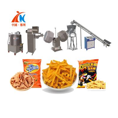 China High Efficiency Easy Operation Top Sales Automatic Bugle Fries Frying Food Bugles Snacks Machine Fried Puffed Production Line Bugles Making Machine for sale