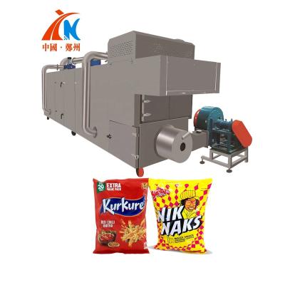 China Food Industry Good Sales Baked Snacks Machine Automatic Puffing Corn Curls Making Machine Corn Curls Snacks Machine for sale