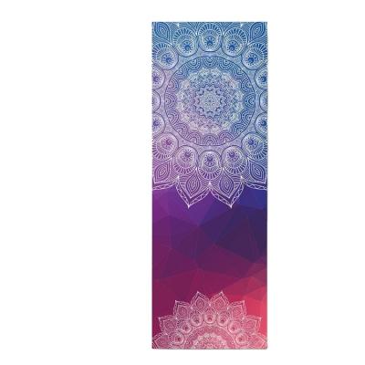 China 2020 sustainable high quality fashion custom printed non-slip yoga sports yoga towel for sale