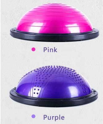 China Durable The New Best Selling Yoga Fitness Exercise Use Semicircular Compressor Ball Half Balance Trainer for sale