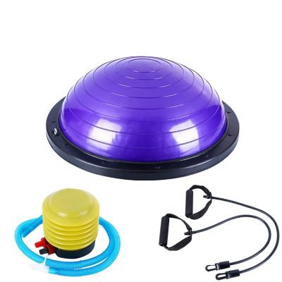 China Durable Round Balance Ball Gym Fitness Yoga Balance Half With Burst Anti Compressor for sale