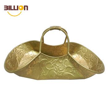 China New Luxury Style Gifts Metal Iron Gold Choclate Basket Candy Holder Fruite Stand For Gift Set,Gifts Rack for sale