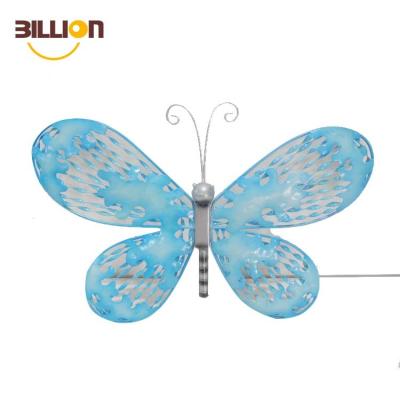 China China Creative Outdoor Indoor Wall Hanging Ornaments Decorative Metal Garden Butterflies Wall Decoration for sale