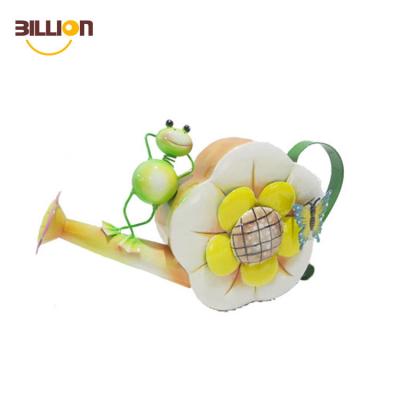 China Europe Garden Cartoon Art Decoration Metal Watering Can for sale