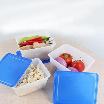 China Microwavable/Heatable/Freshness Preservation 1.15L Meal Freshness Preservation Stored Plastic Storage Kitchen Food Container With Lids for sale