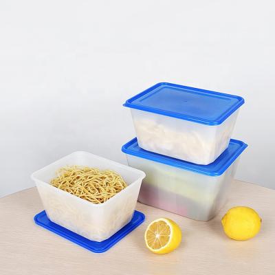 China 1.35L Food Kitchen Home Storage Microwavable Airtight Dried Reusable Plastic Container For Freeze Resistance for sale