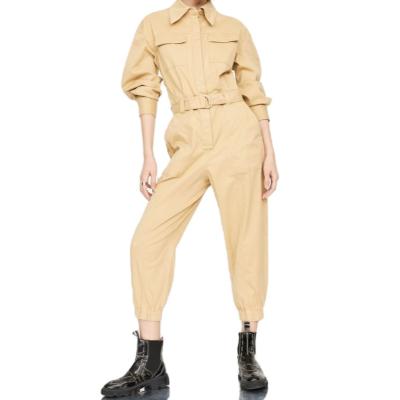 China OEM ODM Breathable Pocket Design Overall Ladies Casual Overalls for sale