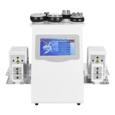 China 2020 Facelift Hot Product 6 in 1 Vacuum Laser Radio Frequency RF 40K Cavi Slimming Ultrasonic Cavitation Machine for Spa for sale