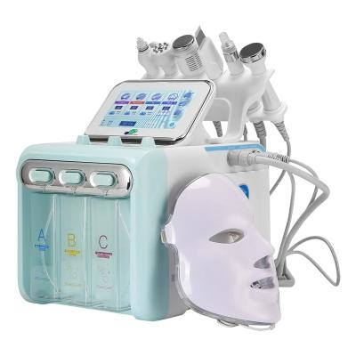 China Anti-Puffiness 7 in 1 Water Oxygen H2O2 Water Oxygen Jet Peel Hydra Beauty Skin Hydra Facial Cleansing Aqua Peeling Dermabrasion Machine for sale