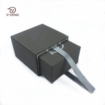 China Eco - Friendly Custom Logo Paper Jewelry Packing Ring Box for sale