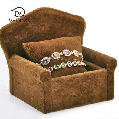 China Romantic vding china supplier new best selling products suitable for jewelers and personal collection sofa jewelry storage box for sale