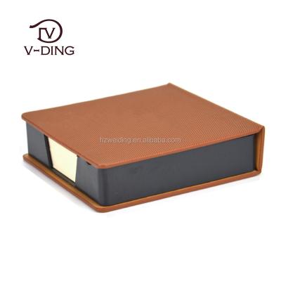 China Modern Leather Desk Cube in PU Note for sale