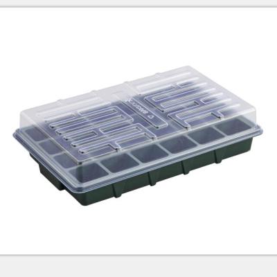 China Eco - Friendly 24cells Seed Tray / Growing Tray With Cover And Paddle for sale