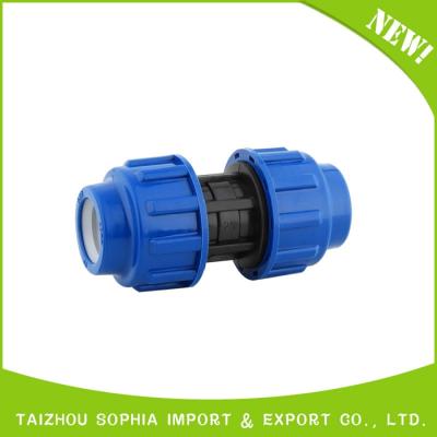 China Water Supply PP Fittings Pipe Names And Parts PP Compression Reducing Coupling Joint for sale