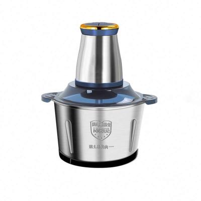 China Low Noise Household Multi Purpose Big Small Capacity Stainless Steel Electric Food Chopper for sale