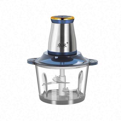 China Household Electric Mini Vegetable Chopper Household Customized Power Glass Bowl Blender Machine for sale