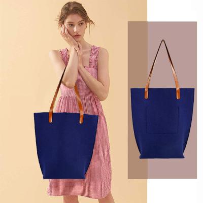 China New High Quality Tote Bag Good Quality Felt Felt Shopping Tote Bag For Women for sale