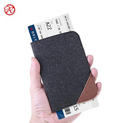 China No Felt Convenient Custom Handmade Wallet Credit Card Holder Wool Felt Coin Purse Hot Sale for sale