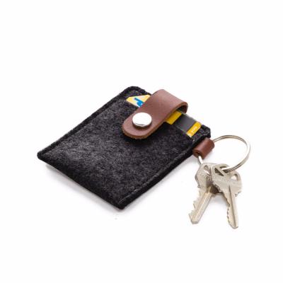 China Hot New Fashion Men Women Small Coin Mini Bag Change Pouch Key Card Case Unisex Felt Casual Holder Felt Cute Unisex Purse Wallet for sale