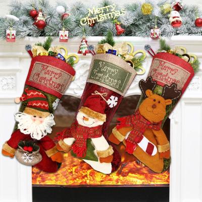 China Large Christmas Stocking Decoration 18