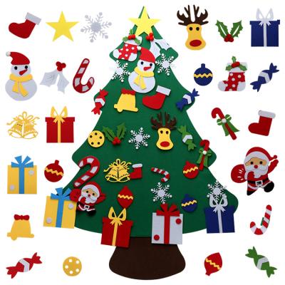 China Custom Christamas Decoration Christmas Tree Felt Christmas Decoration Diy Christmas Tree Felt for sale