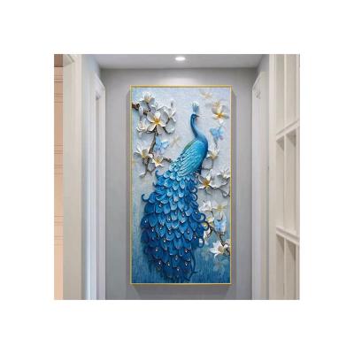 China Crystal Porcelain Craft Modern Simple and Modern Wall Art Decor Crystal Porcelain Painting for sale