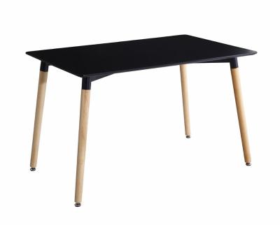 China Contemporary 2020 Wholesale Modern Durable Cheap Rectangular Dining Tables With MDF Top for sale