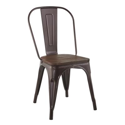 China Cooling metal gold dining chair for sale