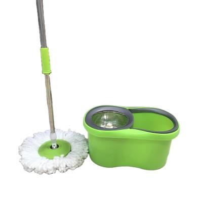 China Sustainable High Quality Best Price Industrial Household Round 360 Spin Self-washed Easy Squeeze Magic Cleaning Bucket And Mop for sale