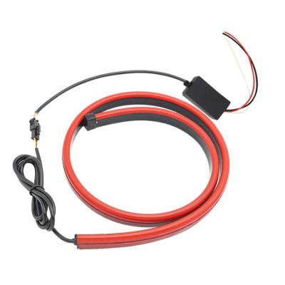 China Wholesale 90cm Waterproof Emergency Bright Warning Led Car Door Strip Headlight Rear Brake Light for sale