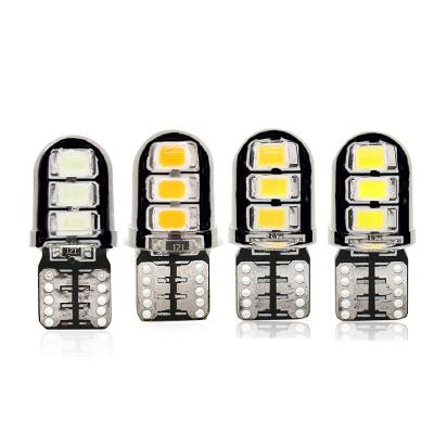 China Car T10 Led T10 Bulb Reading T10 Car Side Beacon Light Bulbs Factory Outlet Width 2835 6smd DC12V 194 W5W for sale