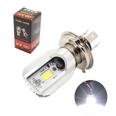 China H4 Motorcycle Headlight BA20D High Beam LED 12V 20W Aviation Aluminum Front H4 Lights for sale