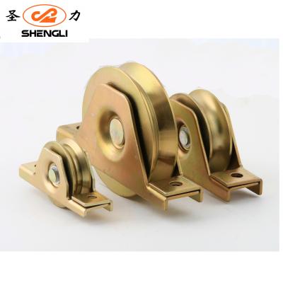 China 45 STEEL Sliding Bearings Caster Wheel U/V/H/Y Single Groove Internal Door Wheel for sale