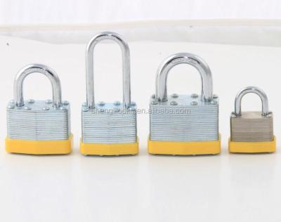 China Hot and popular laminated padlock with steel protection lock 30mm 40mm 45mm 50mm 65mm for sale