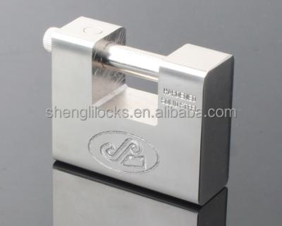 China original factory iron shengli and tri circle nickel plated rectangular padlock RP for sale