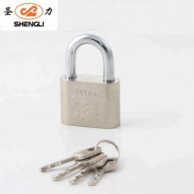 China Brass Copper Uncuttable Vane Disc Key Padlocks Security 40mm Body Lock Iron Square Top Circle Locks Protection for sale