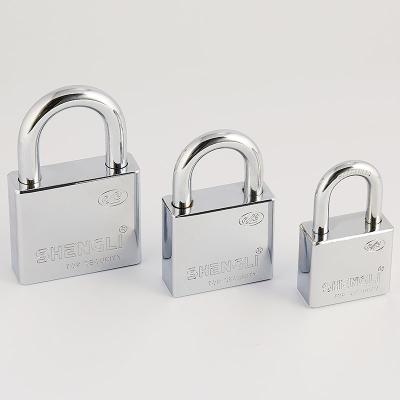 China Chrome Plated Iron Shengli And High Quality Square Tri Circle Padlock GPP Factory Price for sale