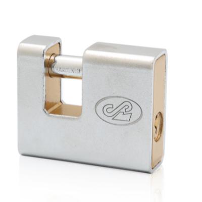 China HRP Popular Half-Sheel Steel Cover Rectangular Padlock for sale