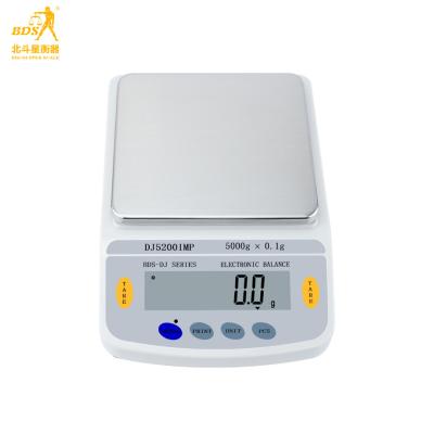 China BDS Precision jewelry gold balance 5kg/0.1g white 1mg balance With RS232 100g 0.001g digital scale for sale