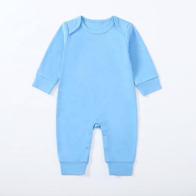 China Cozy Baby Clothes 100% Newborn Baby Clothes Long Sleeve Cotton Spring Baby Rompers Soft Infant Baby Overalls for sale