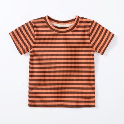 China New Breathable Personality Children Short Sleeve Children Cotton Kids Clothing Girl Baby Boy Clothes T-shirts for sale