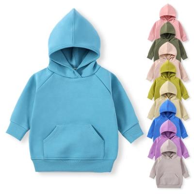 China Wholesale Autumn Winter Long Sleeve Organic Cotton Baby Spring Anti-pilling Sweatshirt Hooded Children's Sweater Children's Sports Top for sale