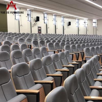 China Commercial Auditorium Furniture Wood Materials High Quality Conference Hall Chair for sale