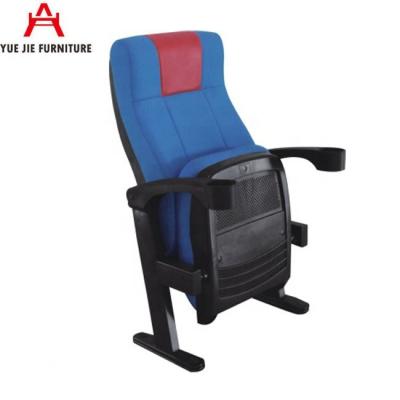 China Commercial Furniture Cinema Chair Cinema Seating With Cup Holder for sale