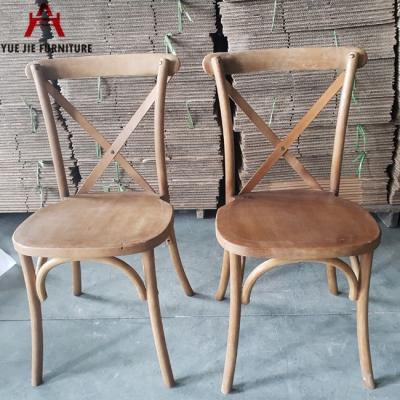 China Solid Wood Stackable Wood Room Wedding Chair for sale