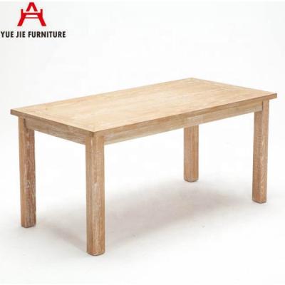 China Classic Square Wooden Solid Wood Dining Table for sale