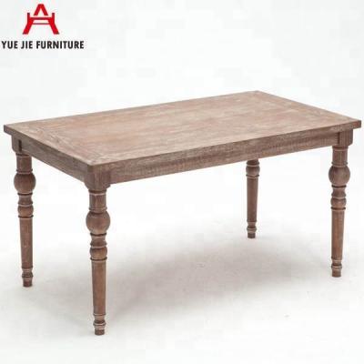 China French Shabby Brush Table Solid Wood Style Wedding Seat for sale